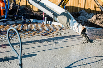 подача бетонной смеси